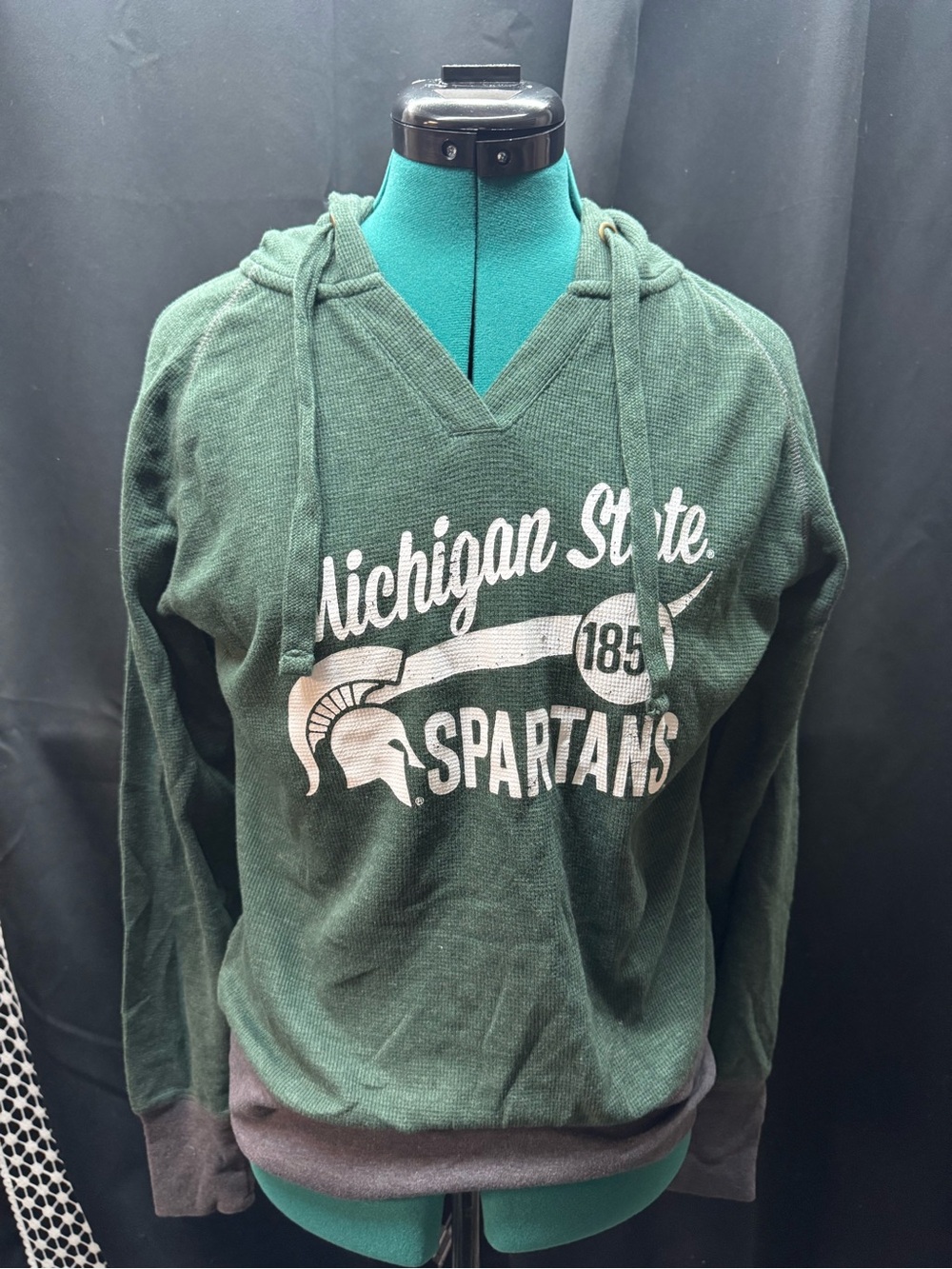 Pro Edge Michigan State Green Hoodie with White Logo
